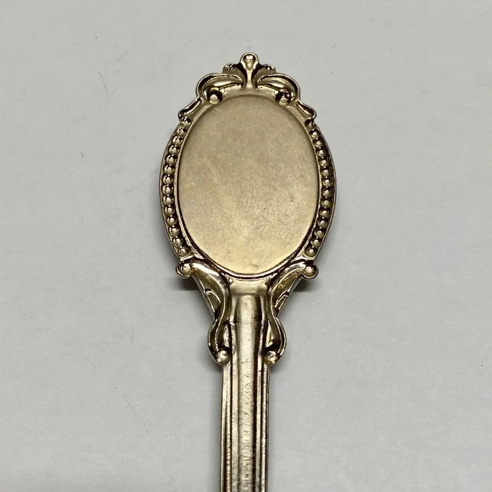 Vintage Mississippi Travel Souvenir Magnolia Silvertone Collectible‎ Spoon 4.5
